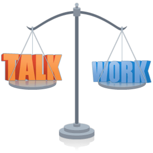 Collaboration Balance: Work and Talk
