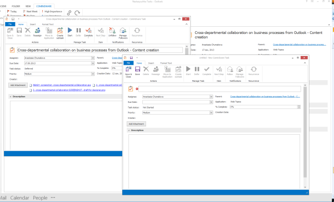 Adaptive BPM from Outlook