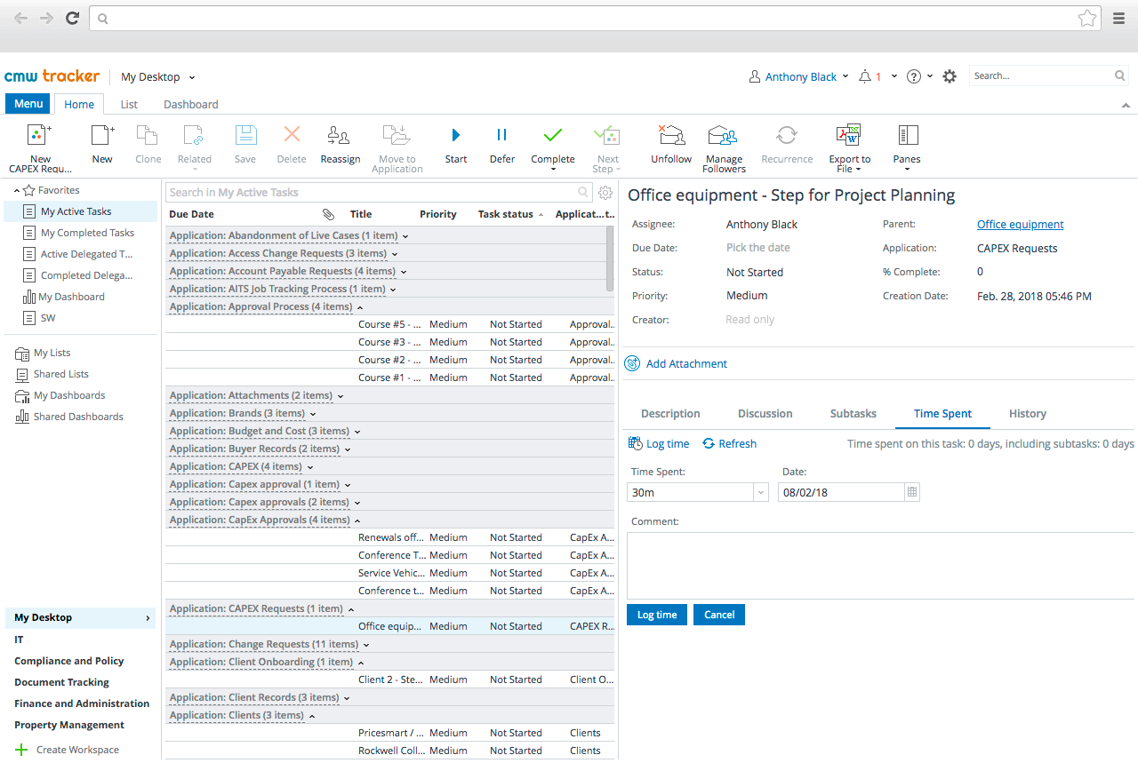 Combine Workflow and Tasks Management