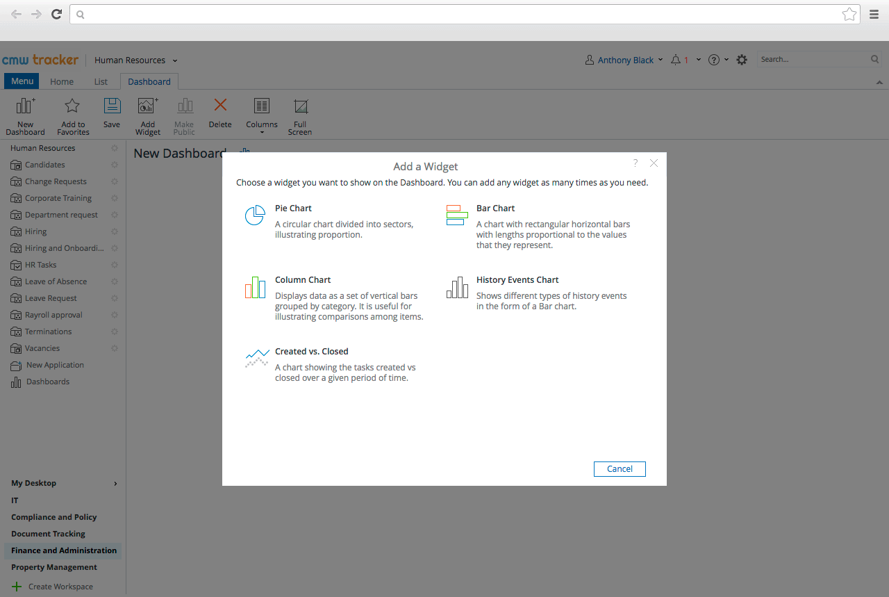 UI for workflow management