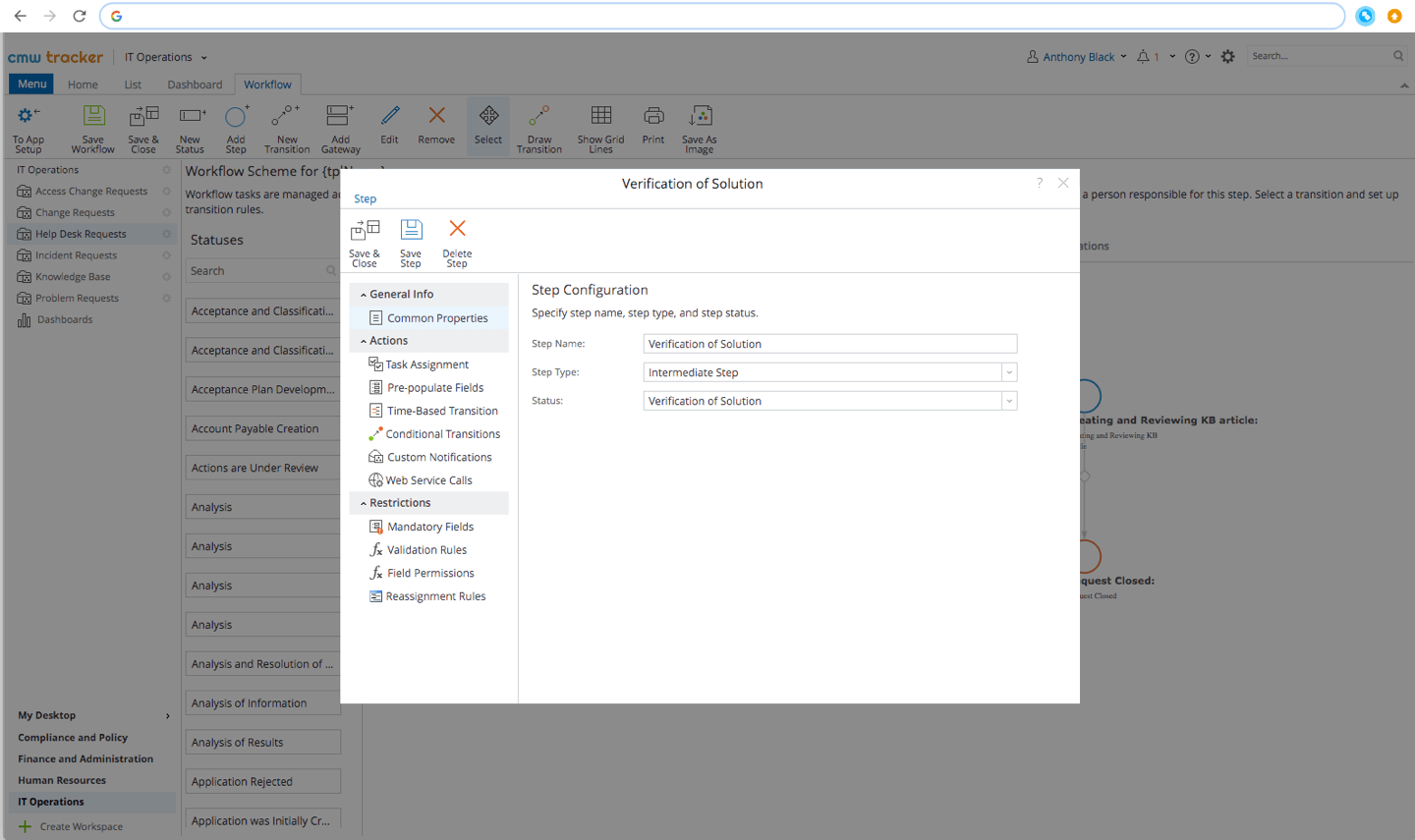 Help Desk process automation