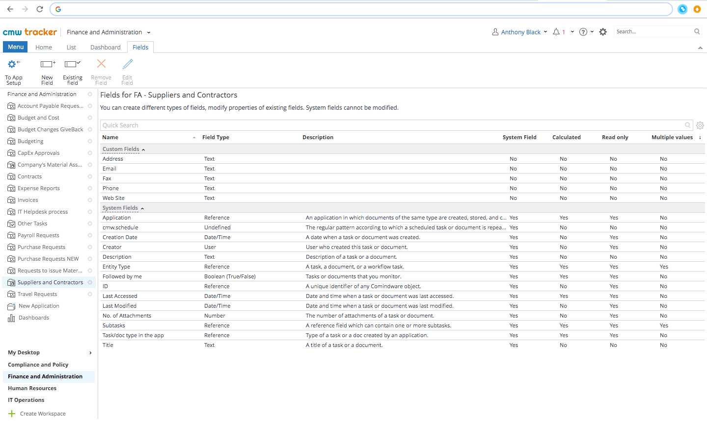 supplier and contractor management
