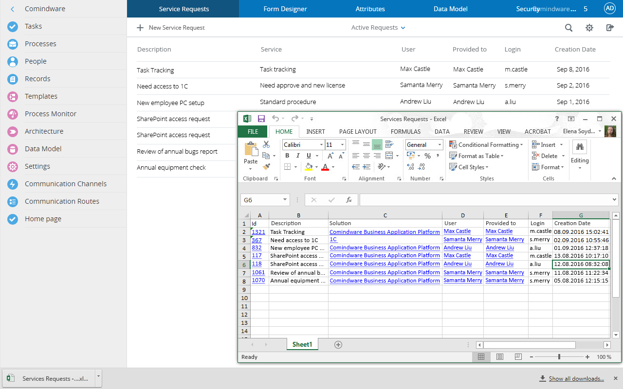 Datenimport aus MS Excel