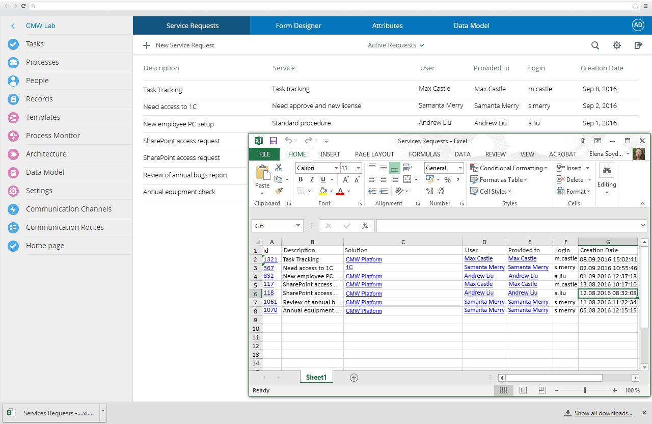 Import Data from Excel