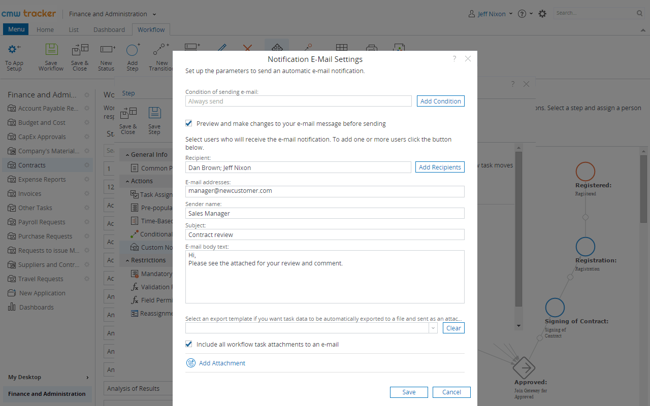 CMW Data Management system