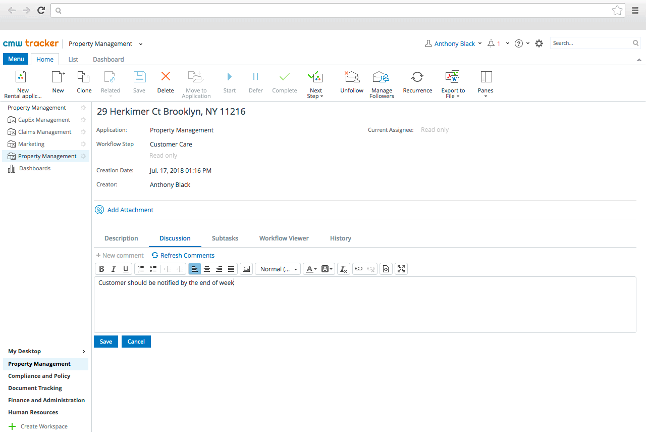 Process Transparency and Real-time Reporting