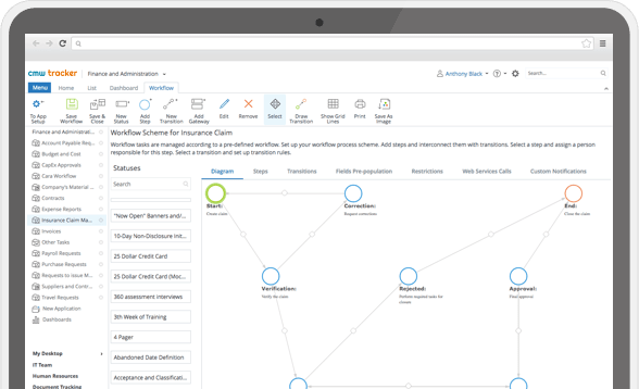 Claims Management Workflow Template