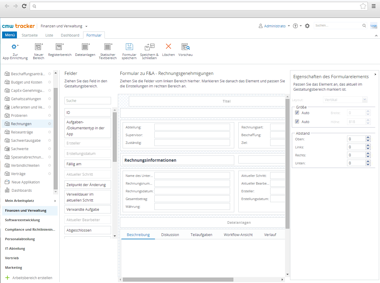 CMW Tracker Workflow Automation Software