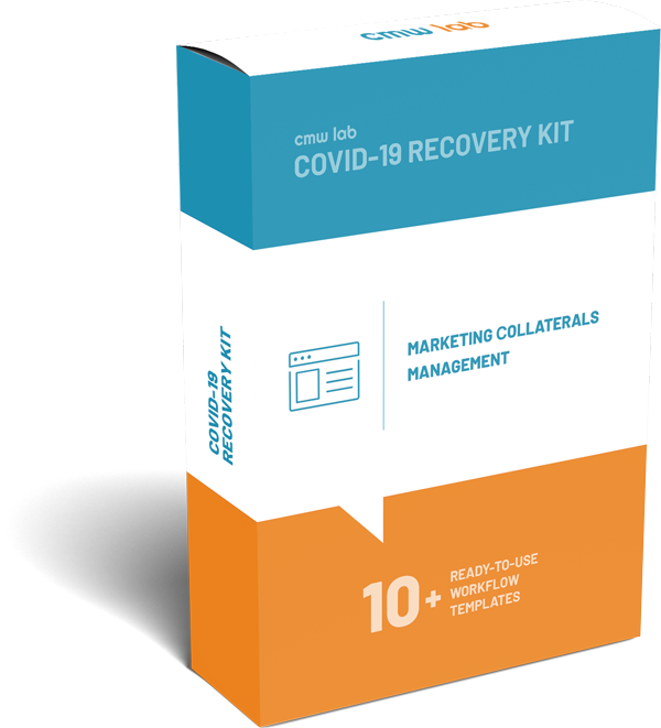 Marketing collaterals management workflow automation